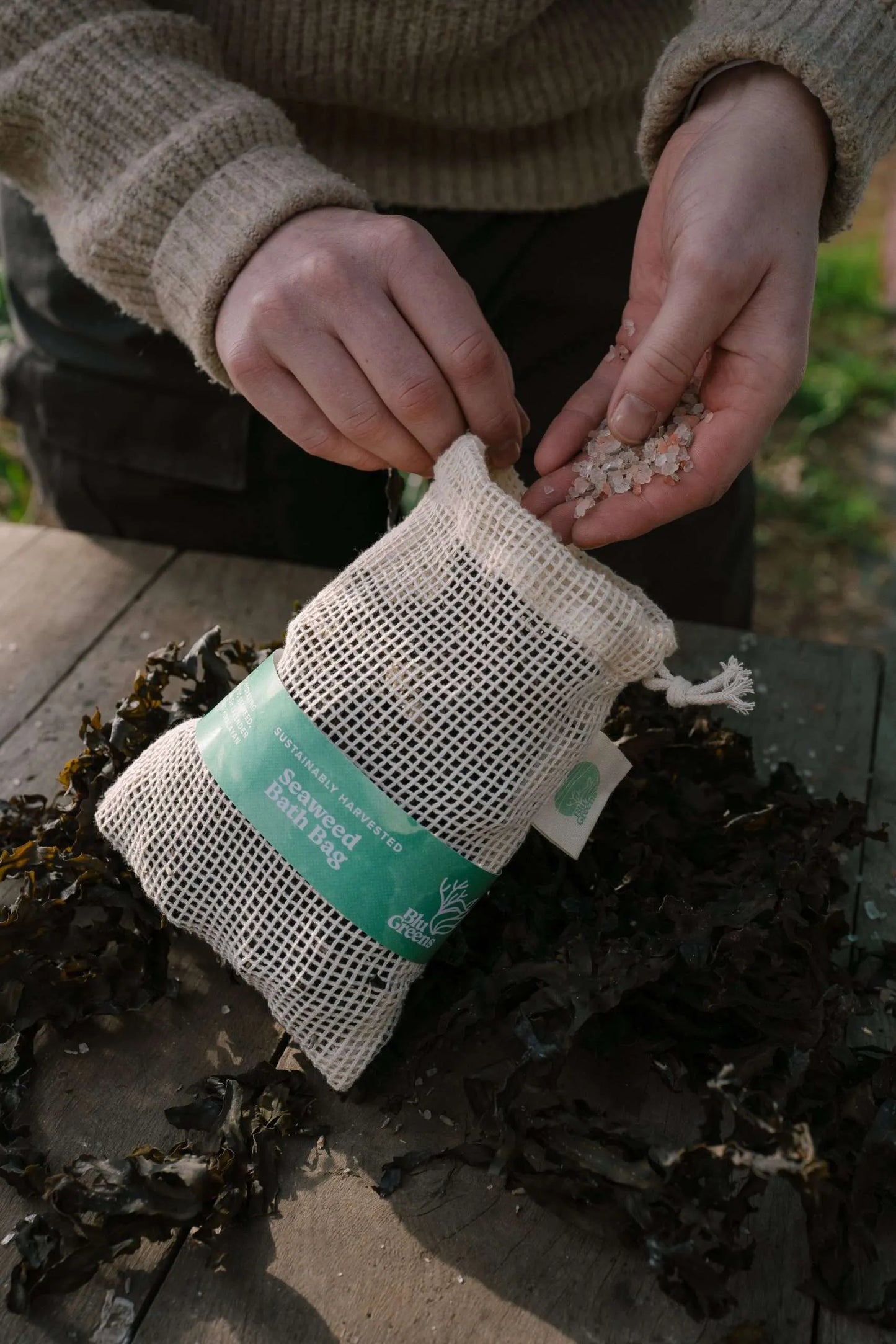 Seaweed Bath Bag