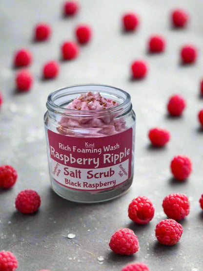 Raspberry Ripple Salt Scrub
