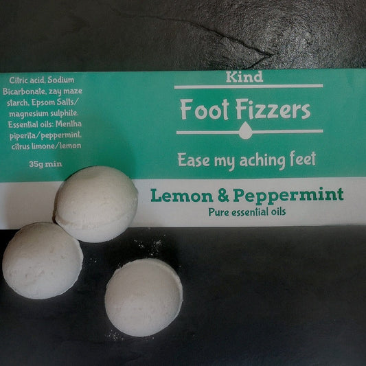 4 x Aromatherapy Foot Fizzers