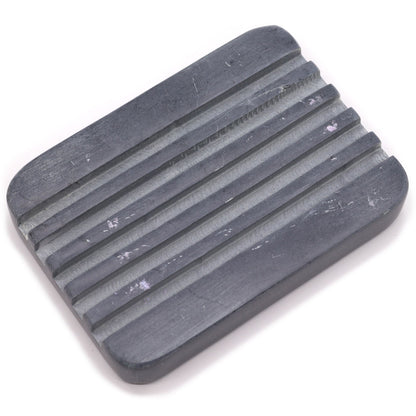 Grey Soapstone Soap Dish  - Heavey Ridges