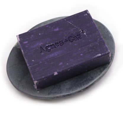 Grey Soapstone Soap Dish - Classic Oval